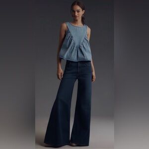 Citizens of Humanity Amari High-Rise Wide-Leg Jeans: Size 33 Petite